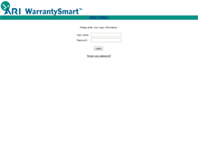 Tablet Screenshot of kioti.warrantysmart.arinet.com